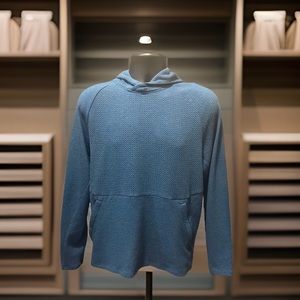 LULULEMON - AT EASE Hoodie - MEDIUM - Iron Blue